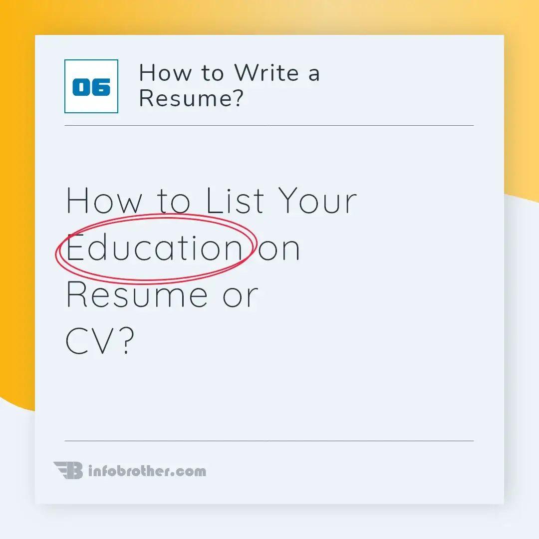 Best Practices for Listing Education on a Resume to Stand Out