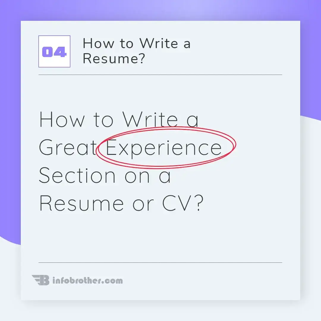 How to List Work Experience on a Resume for Career Advancement